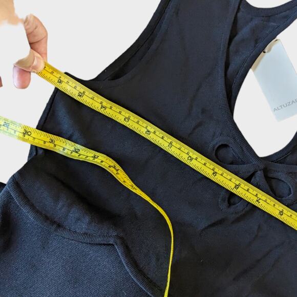 Retro Black Butterfly Dress ~ New with tags ~ Viscose Knit - Picture 9 of 12